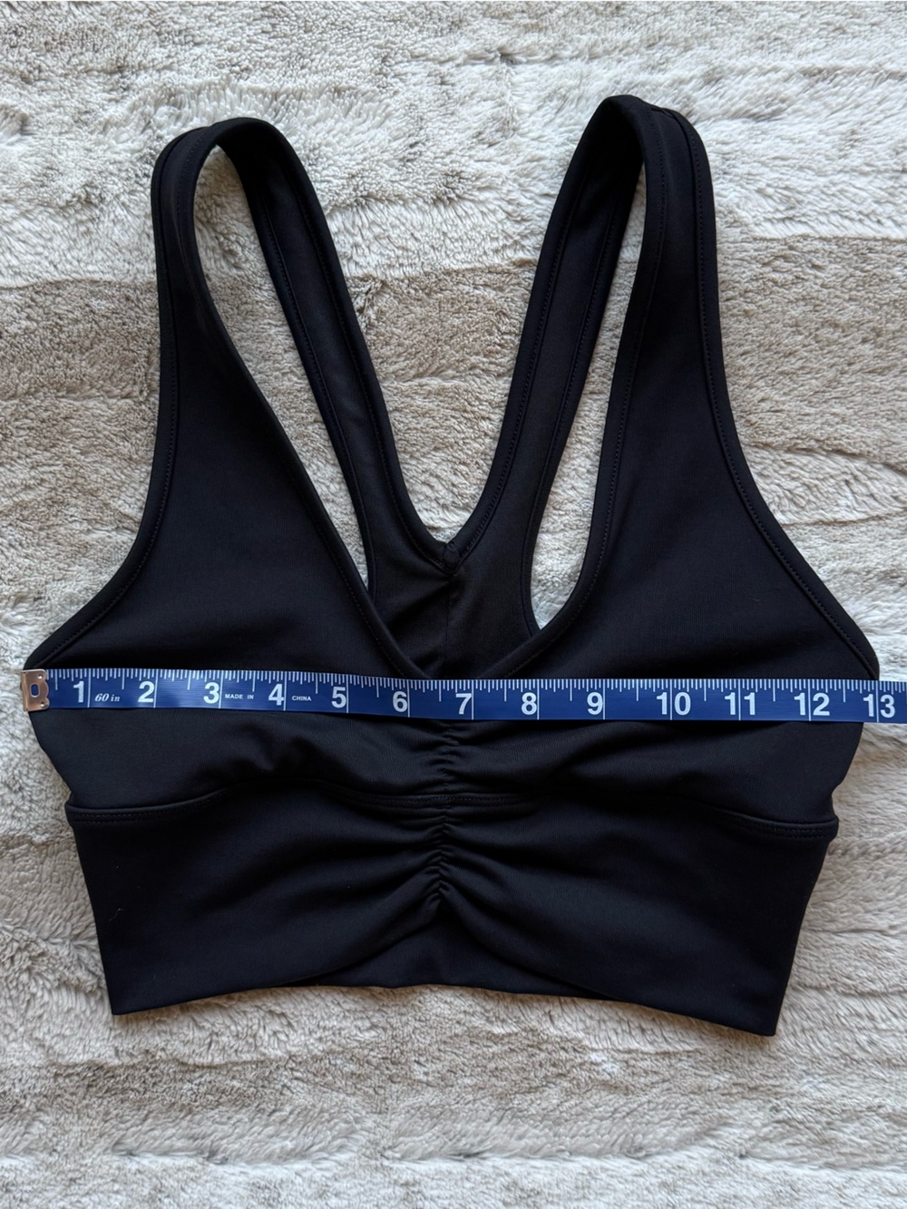 ALO YOGA Wild Thing Bra in Black Size XS - Picture 8 of 11